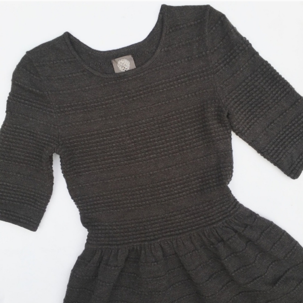 Vince Camuto gray short sleeve dress size XS